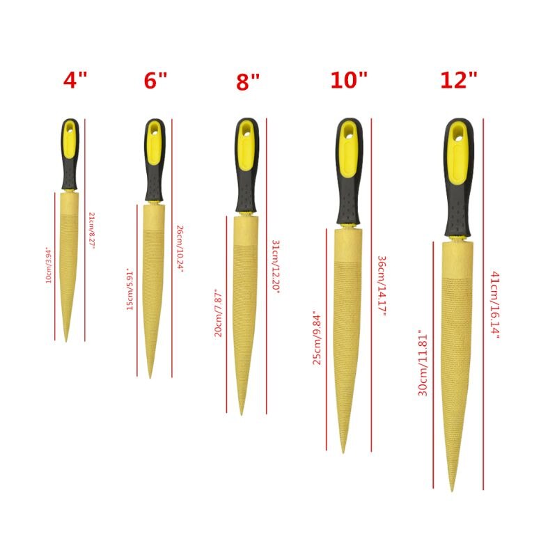 Assorted Rasp Wood Grinding Hand File Woodworking File Mahogany Hand Cutter K9FA