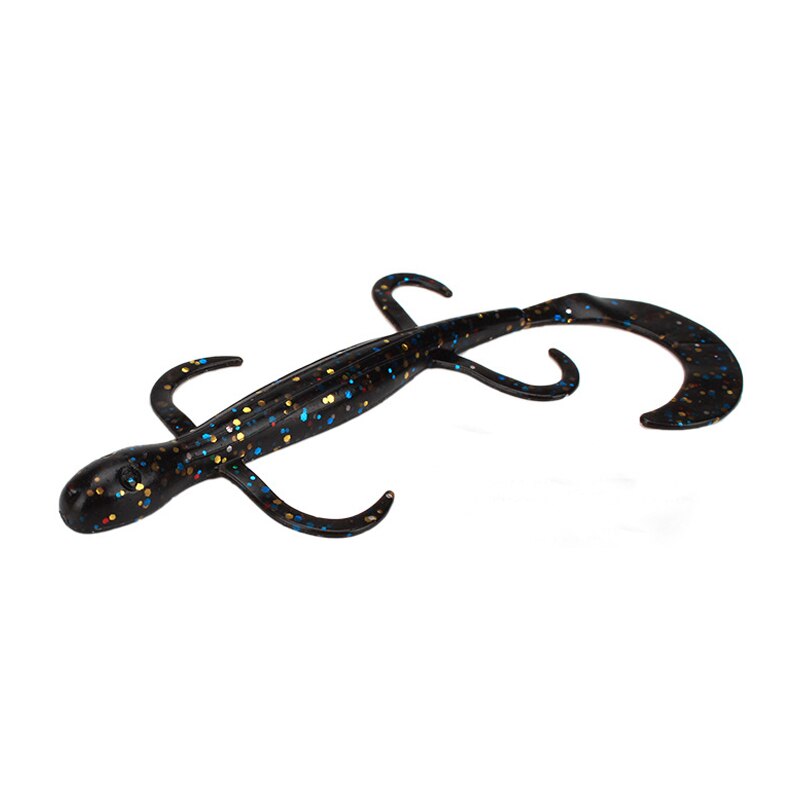 Simulation Fishing lures Soft Plastic Baits 4pcs fishing Wild Lizard Lifelike Silicone Trout Lure