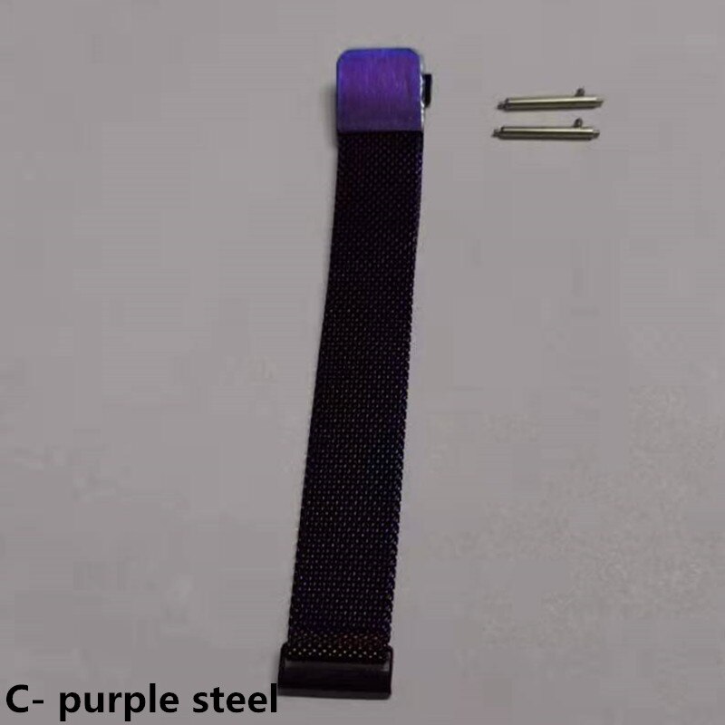 Amynikeer 100% Originele Riem B57 Originele Band Fabriek Biedt Siliconen Band 10 Kleuren Voor Smart Armband B57 Smart Watch: purple steel