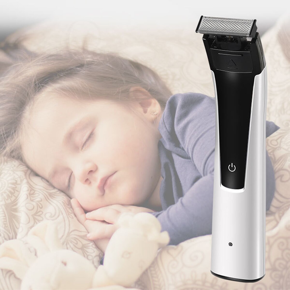 Cortadora de pelo eléctrica USB, cortadora de pelo de carga rápida, cortadora de pelo para niños, cortadora de pelo de cerámica de dos velocidades