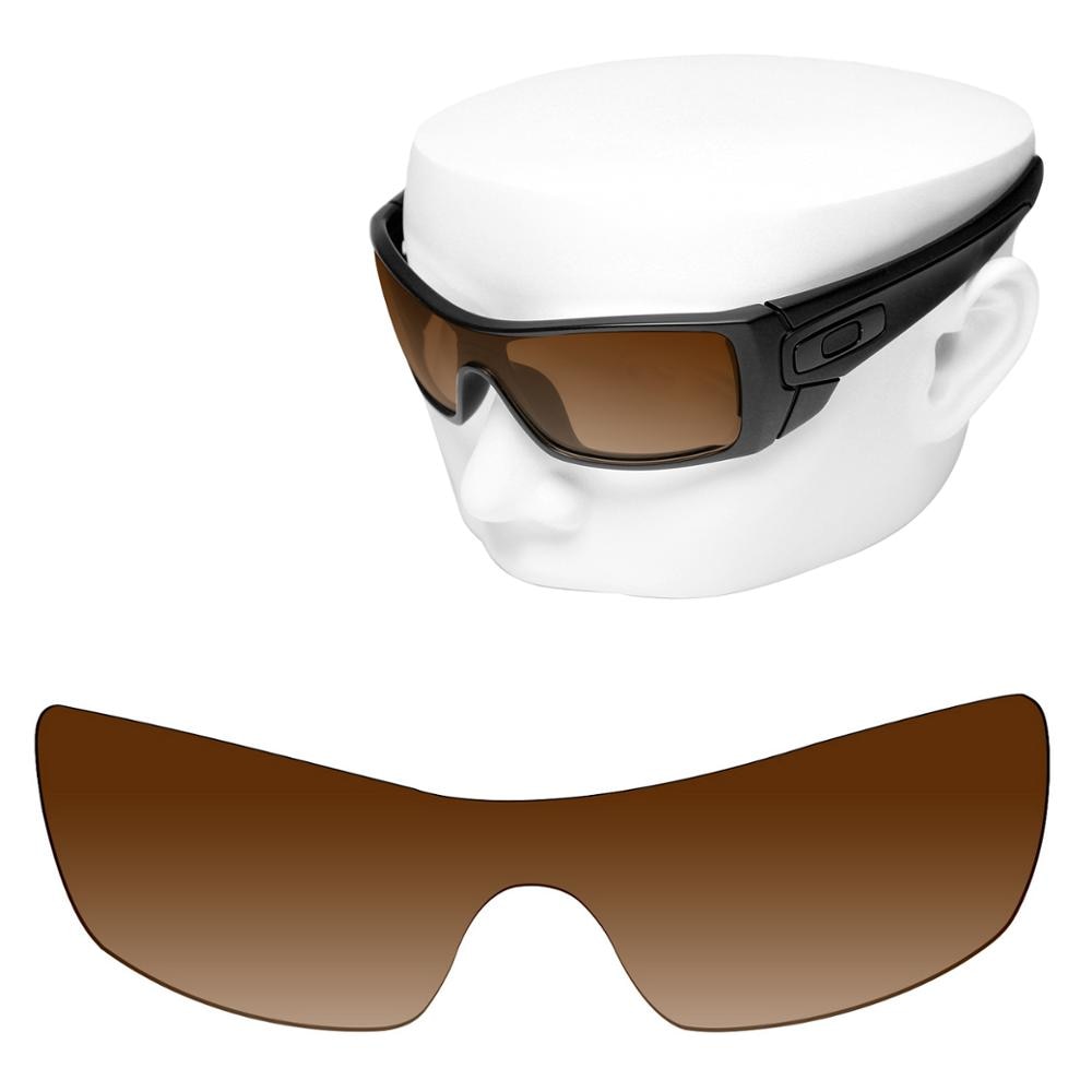 OOWLIT Polarisierte Ersatz Linsen von Braun Gradienten für-Oakley Batwolf OO9101 Sonnenbrille