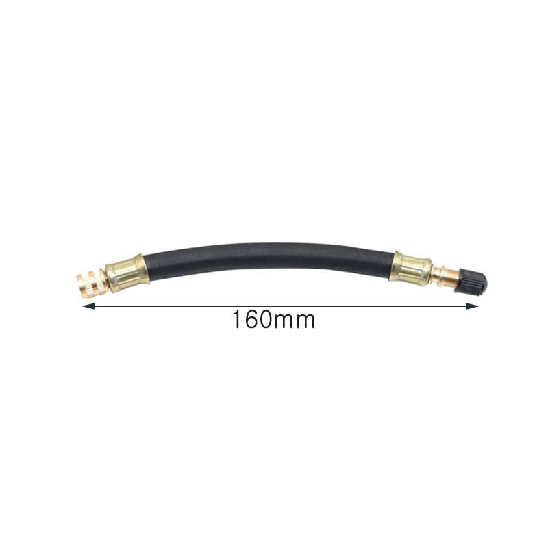 Vário trançado flexível mangueira de pneu válvula de borracha inflável mangueira fio de aço rodas carro pneu válvula hastes extensões tubo adaptador: 160mm