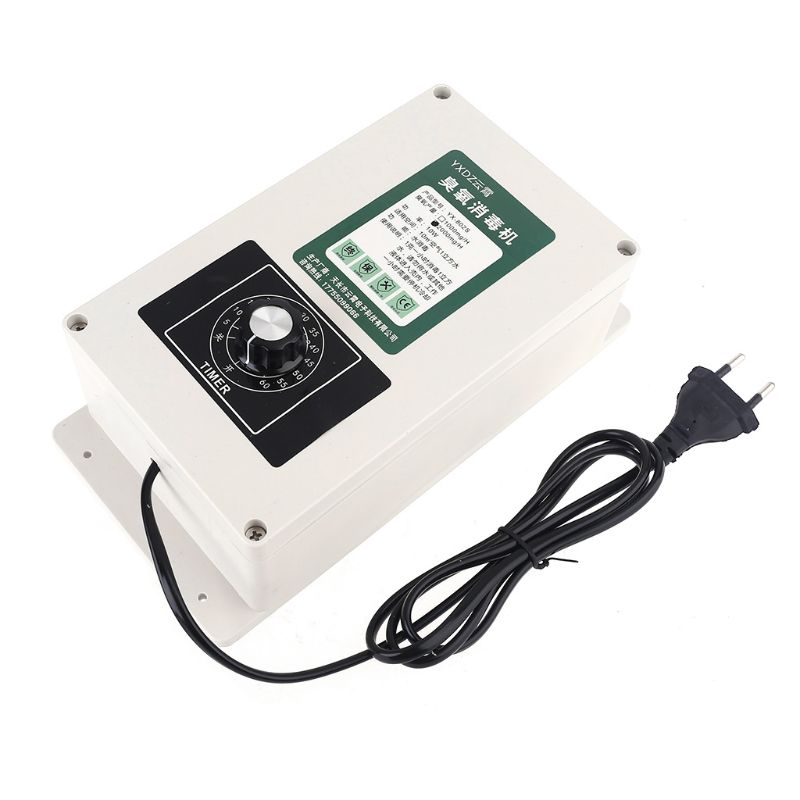 2000mg ozon generator luftrenser maskine lugt renere luft sanitizer lotus desinficerende system