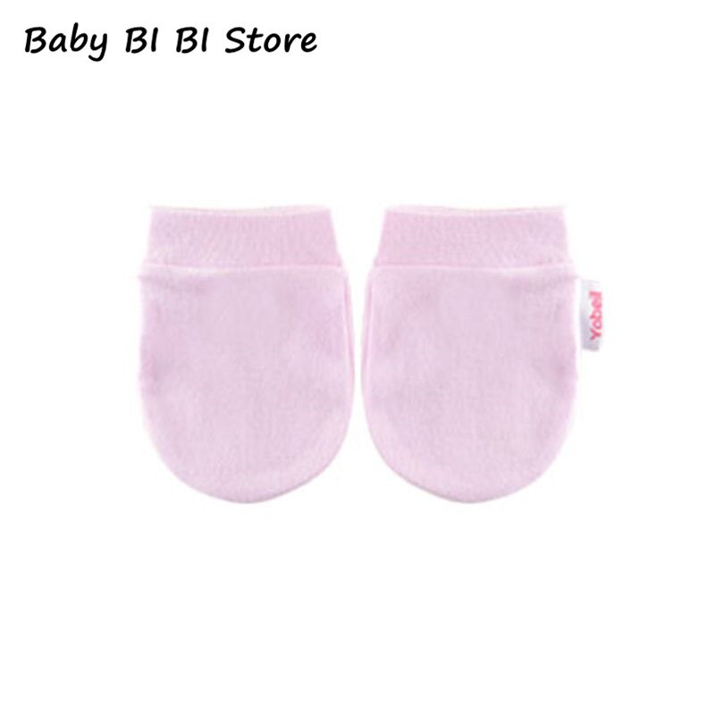 1 Pair Cotton Blended Baby Gloves Scratch Face Protection Glove Soft Newborn Infants Shower Girls Boys