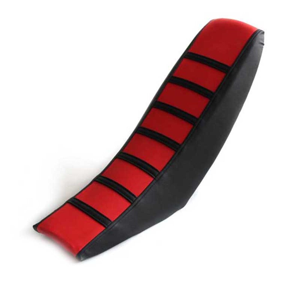 Motocicleta listrado macio-grip gripper macio capa de assento de borracha para yamaha yz yzf wr ttr 125 250 400 450 426 yz250f wr450f: Red