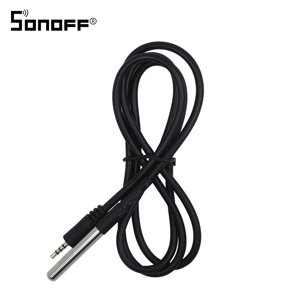 SONOFF TH10/TH16 DS18B20/SI7021/Al560 Temperatue Humidity Sensor Extension Cable Monitor Wireless Wifi Smart Light Switch Alexa: ds18b20 sensor