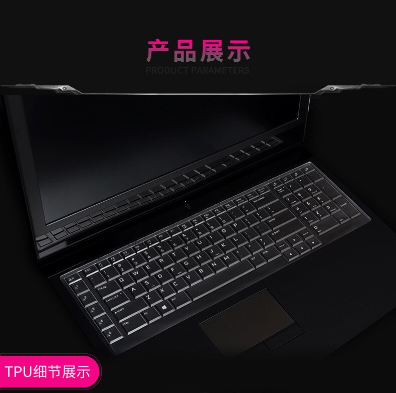 17.3 15.6 inch Laptop Ultra Dunne TPU Toetsenbord Cover Skin Protector Voor Dell Alienware 17 R3 Area-51m M17 M15 Gaming 17r5 15r4 r3