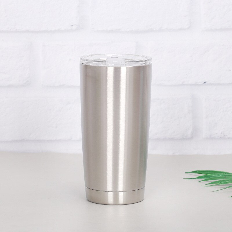 Durable Insulated Ice Cold Beer Mug 20oz Tumbler Stainless Steel Vacuum Double Wall Travel Tumbler Coffee Thermal Mug: Default Title