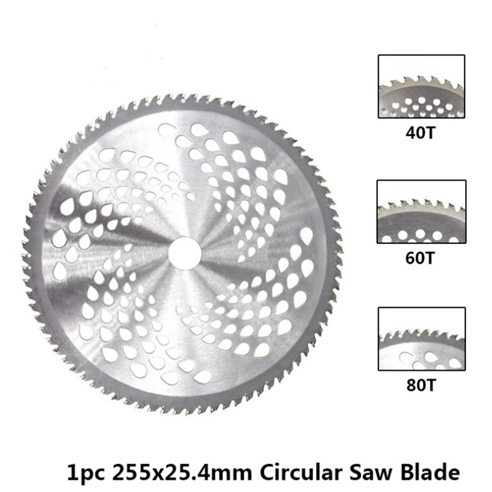 Manganese Steel Lawn Mower Trimmer Blade 80T Mower Grass Eater Trimmer Head Brush Cutter Weeding Tool Garden Tools