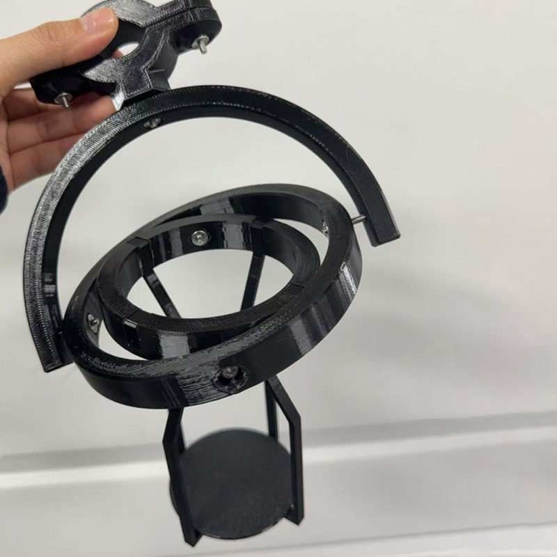 Gyroscopic Cup Holder 3D Printed Motorcycle Drink Holder No Spill Self Leveling Cup Holder Clamp Adjustable Hanging Cup Holder