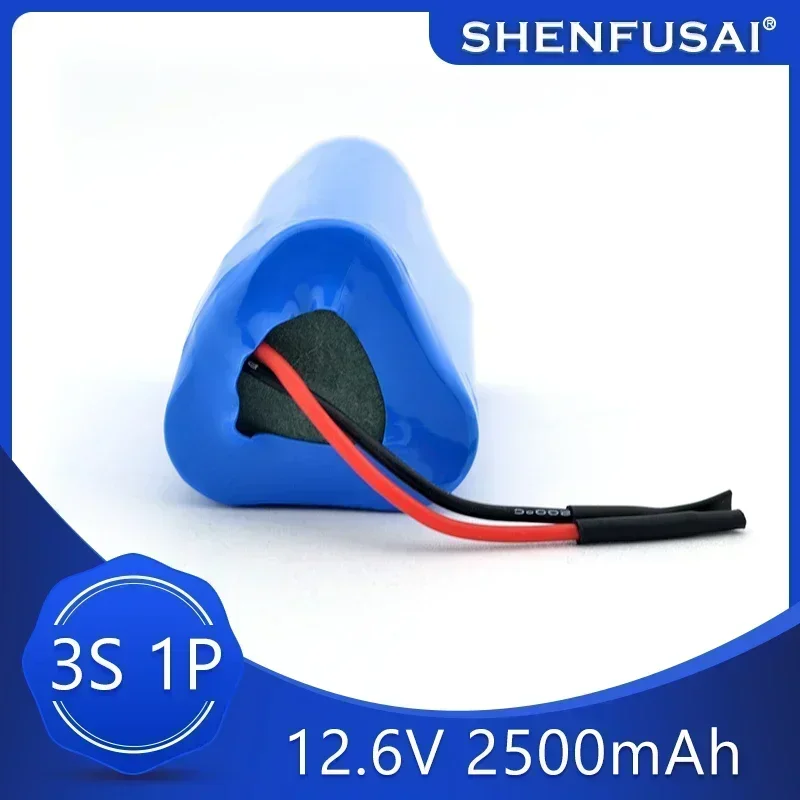 Akumulator 12 V 3S1P 12,6 V/11,1 V 2500 mAh 18650 akumulator litowo-jonowy z 5A BMS do zasilaczy zapasowych Kamera CCTV