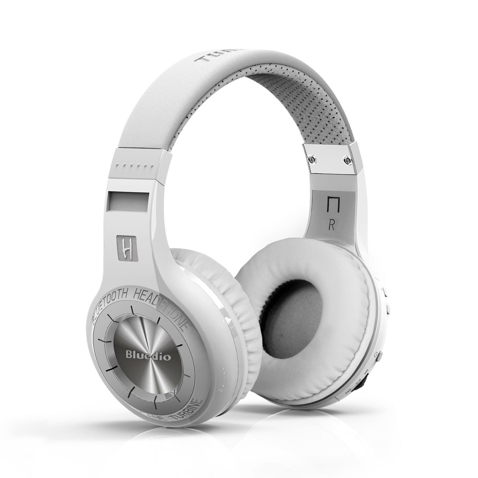 Bluedio HT Wireless Bluetooth Headphones BT 5.0 Version Stereo Bluetooth Headset Built-in Mic For Calls And Music Headset: white