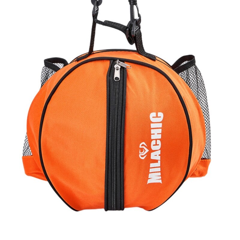 Waterproof Sport Basketball Carrying Bag Volleyball Storage Pouch Round Football for Easy Safety Exercise Accessories # zvbk: C