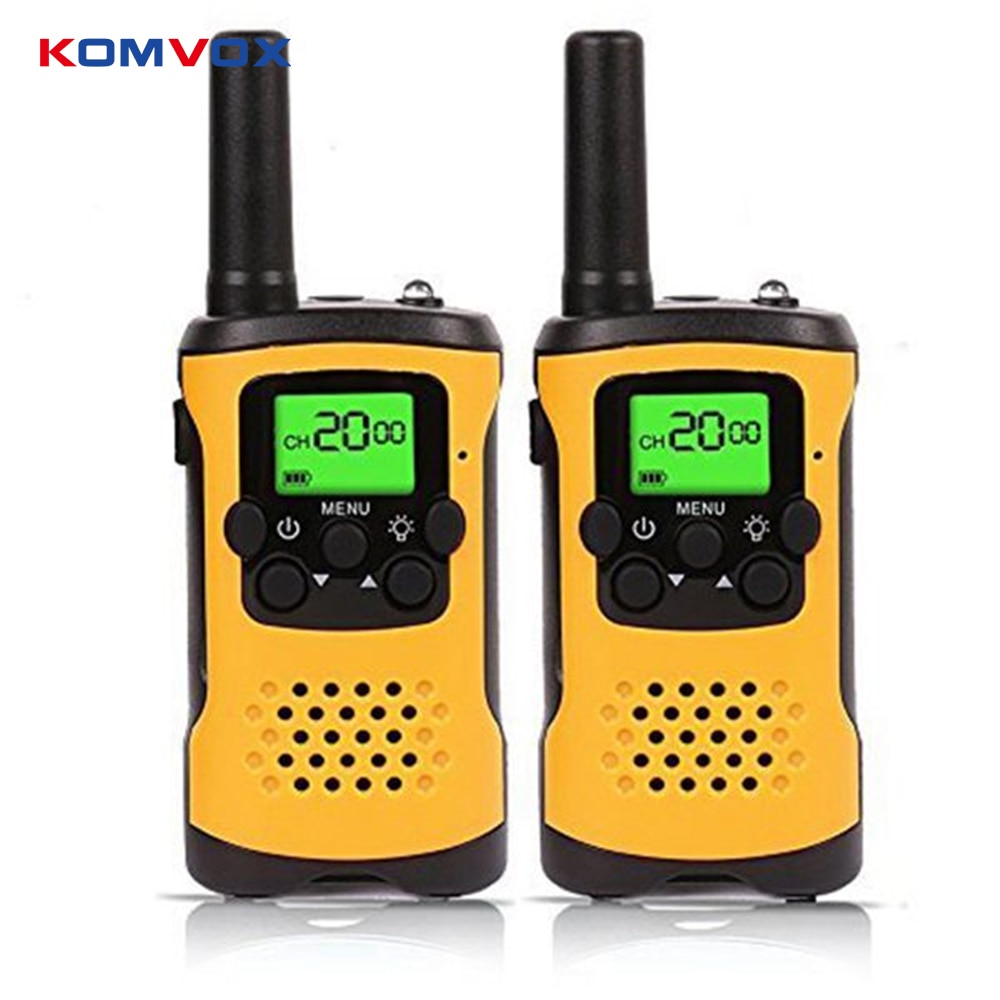 2 pcs Kids Walkie Talkies Bereik tot 6 km 8/22CH FRS/GMRS Mini Twee Manier Radio speelgoed Walkie Talkie Kinderen Intercom