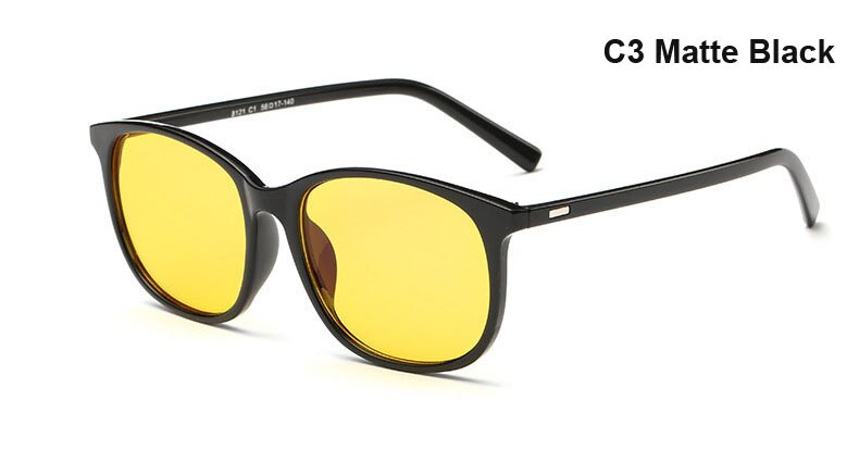 Gafas de protección contra radiación de ordenador para hombre y mujer gafas de lectura montura óptica antifatiga gafas de ordenador: C3matte black