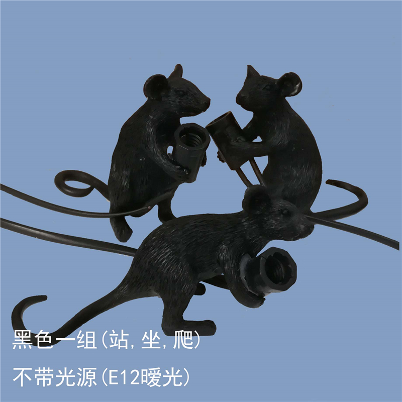 Nordic Italiaanse Hars Rat Tafellamp Slaapkamer Nachtkastje Muis Lamp Bruiloft Deco Tafel Licht Kids Anima LsItalian Lampen Tafel: K