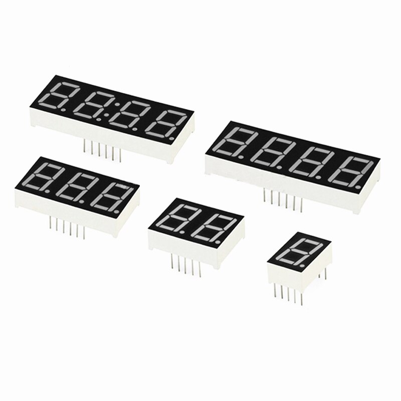 10Pcs 0.36 Inch Digital Tube LED Display 1Bit ~ 6Bit Display Common Anode/ Cathode 0.36" 7 Segment Red Led Display Board