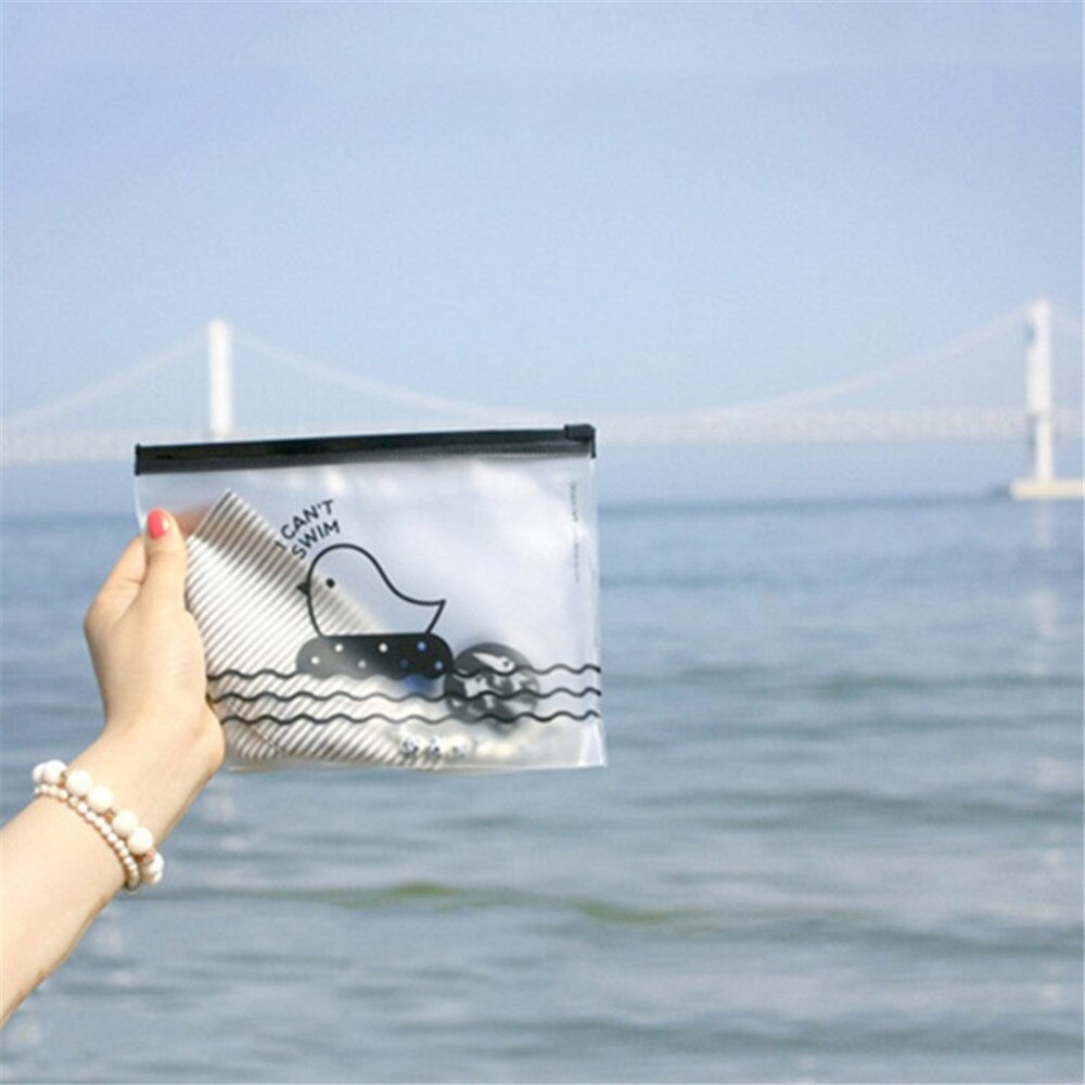 Travel wash bag with transparent waterproof toilet shower bag: Chick