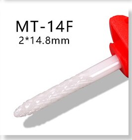 3/32 ''1 Stck Nagel Kegel Spitze Keramik Bohrer Bits Elektrische Häutchen Sauber Dreh Für Manikübetreffend Pedikübetreffend Schleifen Kopf Schleifer werkzeug: 14F