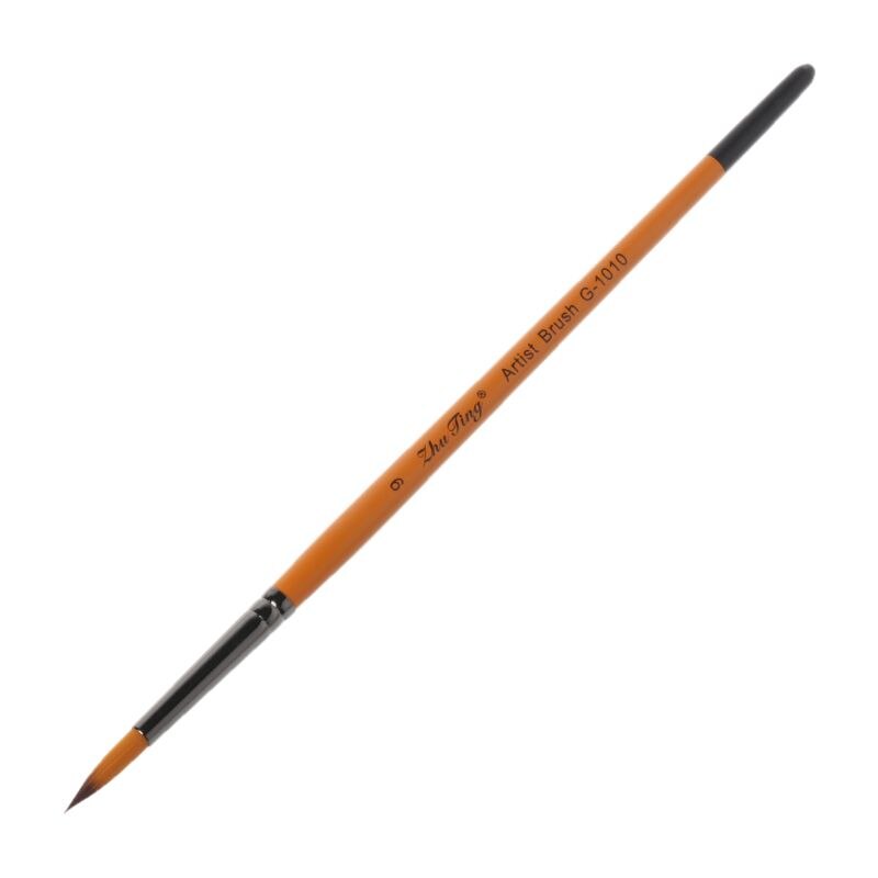 Bolígrafo muy fino pintado a mano suministros de arte Punta de dibujo pincel de Nylon acuarela pintura al óleo de acrílico artesanal