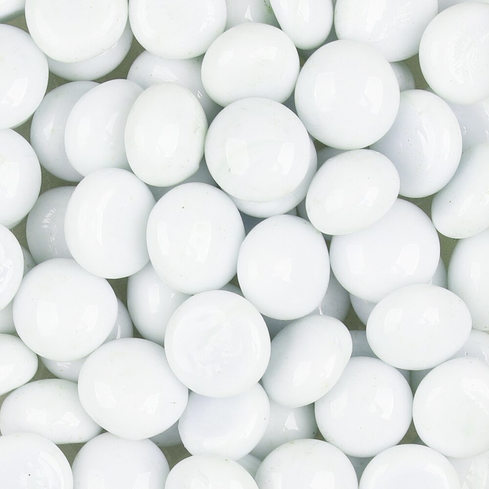 200g/ 65 pcs 13-18mm small Transparent Glass gems Glass drops Glass Nuggets Glass beads DIY craft mosaic red blue white black: XR10a