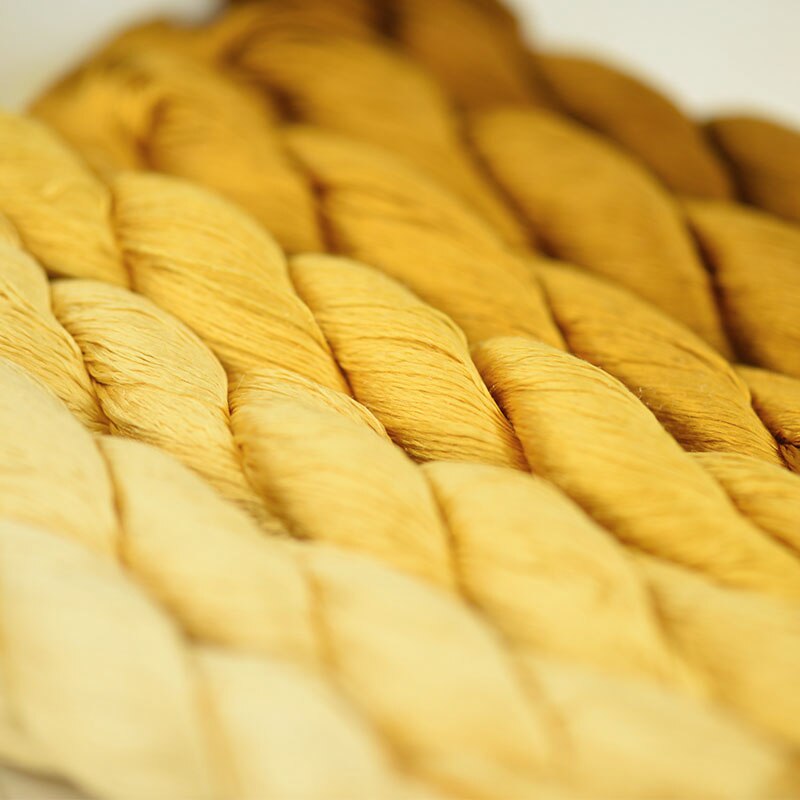 silk embroidery thread / 100% silk thread /hand embroidery embroider cross stitch/yellow series/7 pure colors