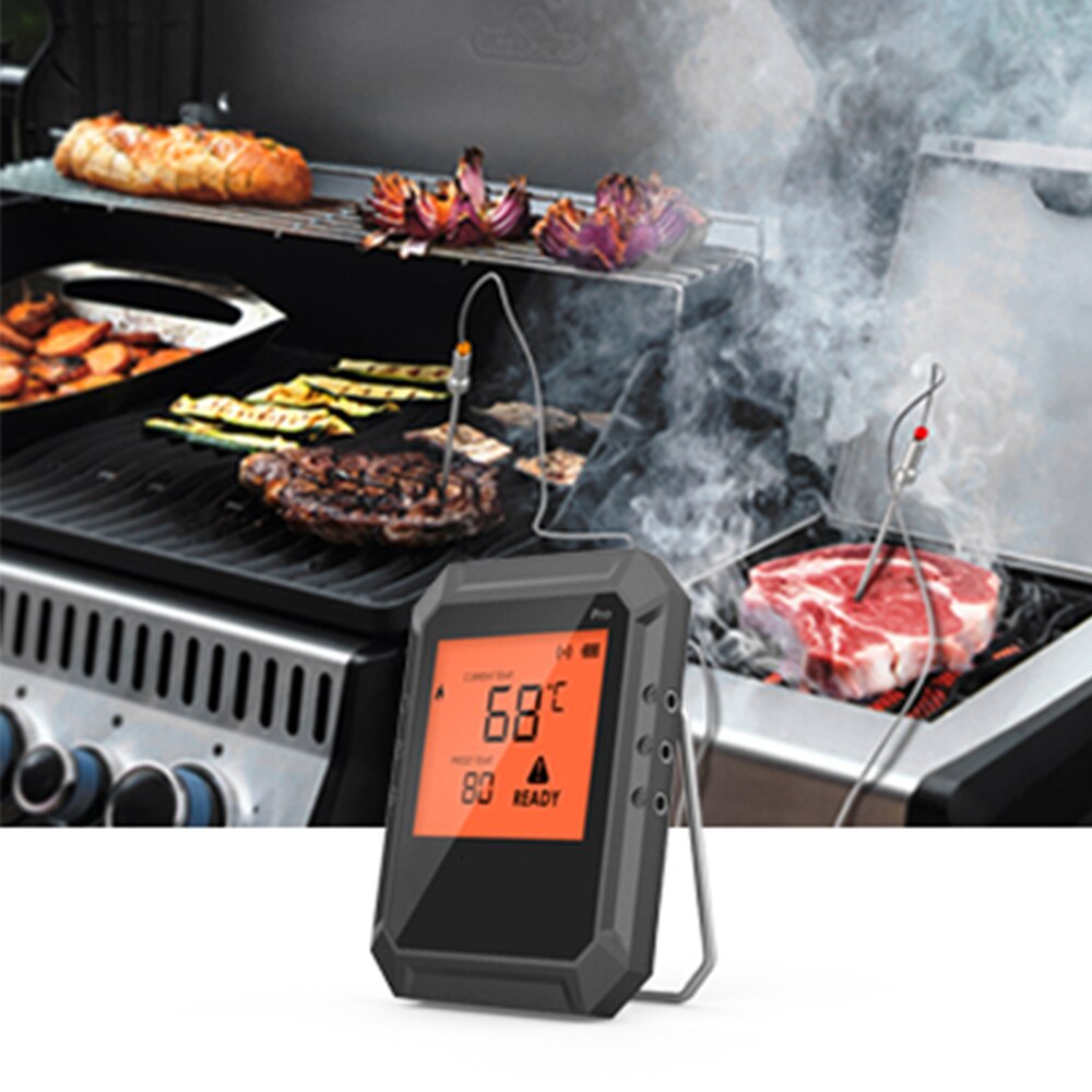 AidMax Pro02 Digital WiFi Kitchen Meat Thermometer Probe For Cooking Food Oil Barbecue Temperature Gauge Meter With Stand