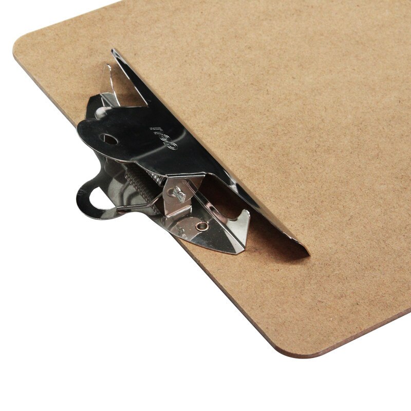 Tablero para carpetas A4, tablilla de madera para escribir, tablilla de información, tablilla simple multifuncional, suministros de oficina para estudiantes