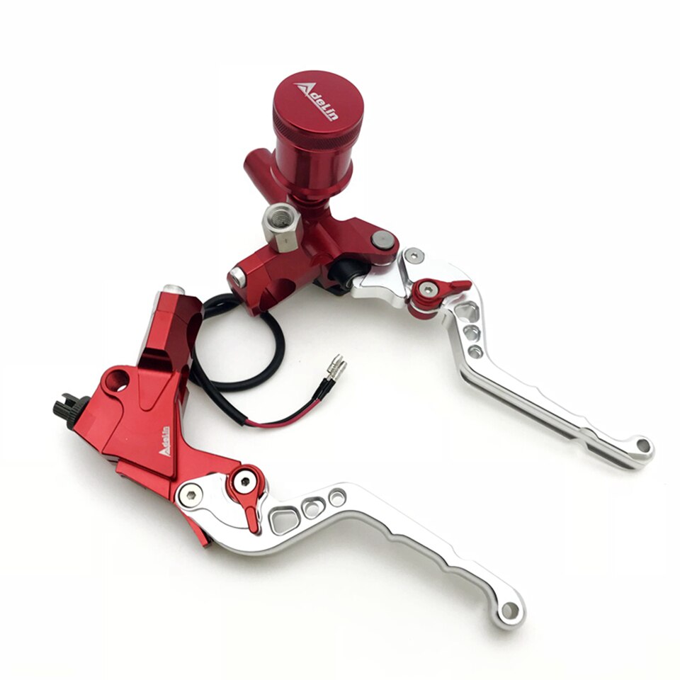 Levier maître cylindre hydraulique universel Adelin, 1 paire, 7/8 &quot;, 6 couleurs, pour frein avant et câble d&#39;embrayage, CNC