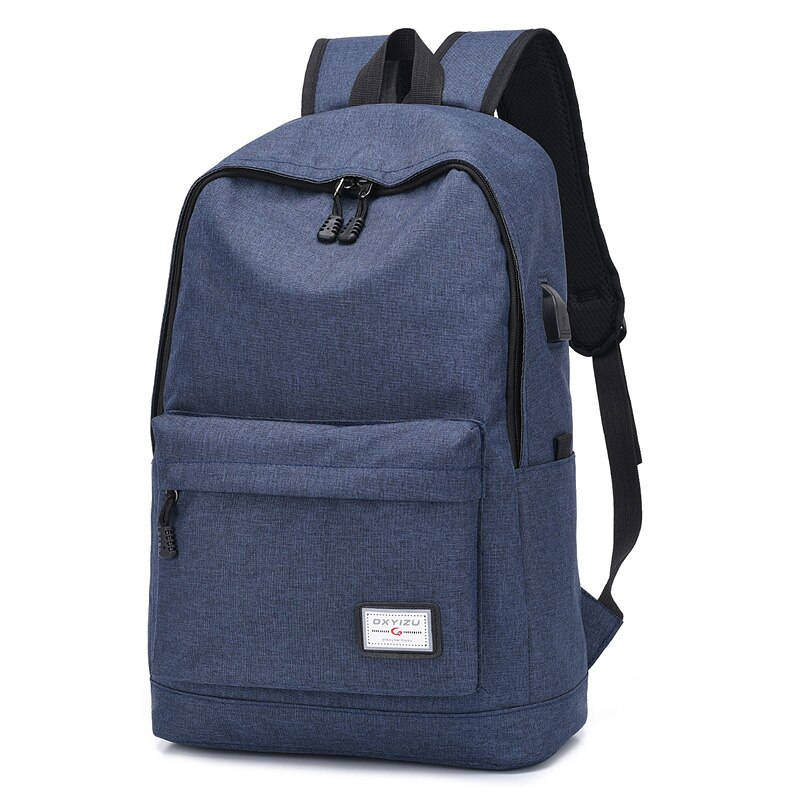 Mode Anti-Dief Rugzak Voor Mannen School Rugzak Reizen Laptop Rugzak Man Schooltas Voor Jongen Rugzak Rugzak knapzak: Deep Blue