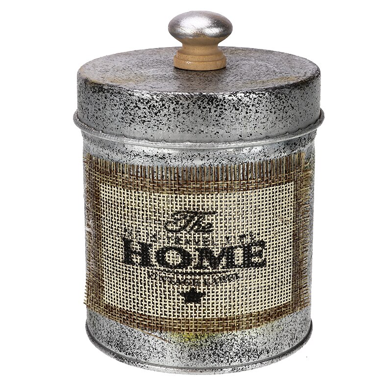Frascos de frutos secos de Cereal de 1000ML para mantener tentempié fresco, latas de Metal sellado, contenedor de almacenamiento de alimentos para cocina, caja sellada, tanque de almacenamiento: home