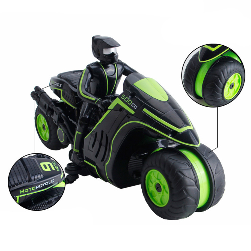 Elektrisk rc motorsykkel høyhastighets Racing 360 gradere spinning til låve morsom unisex 2.4 ghz stunt drift usb oppladbar