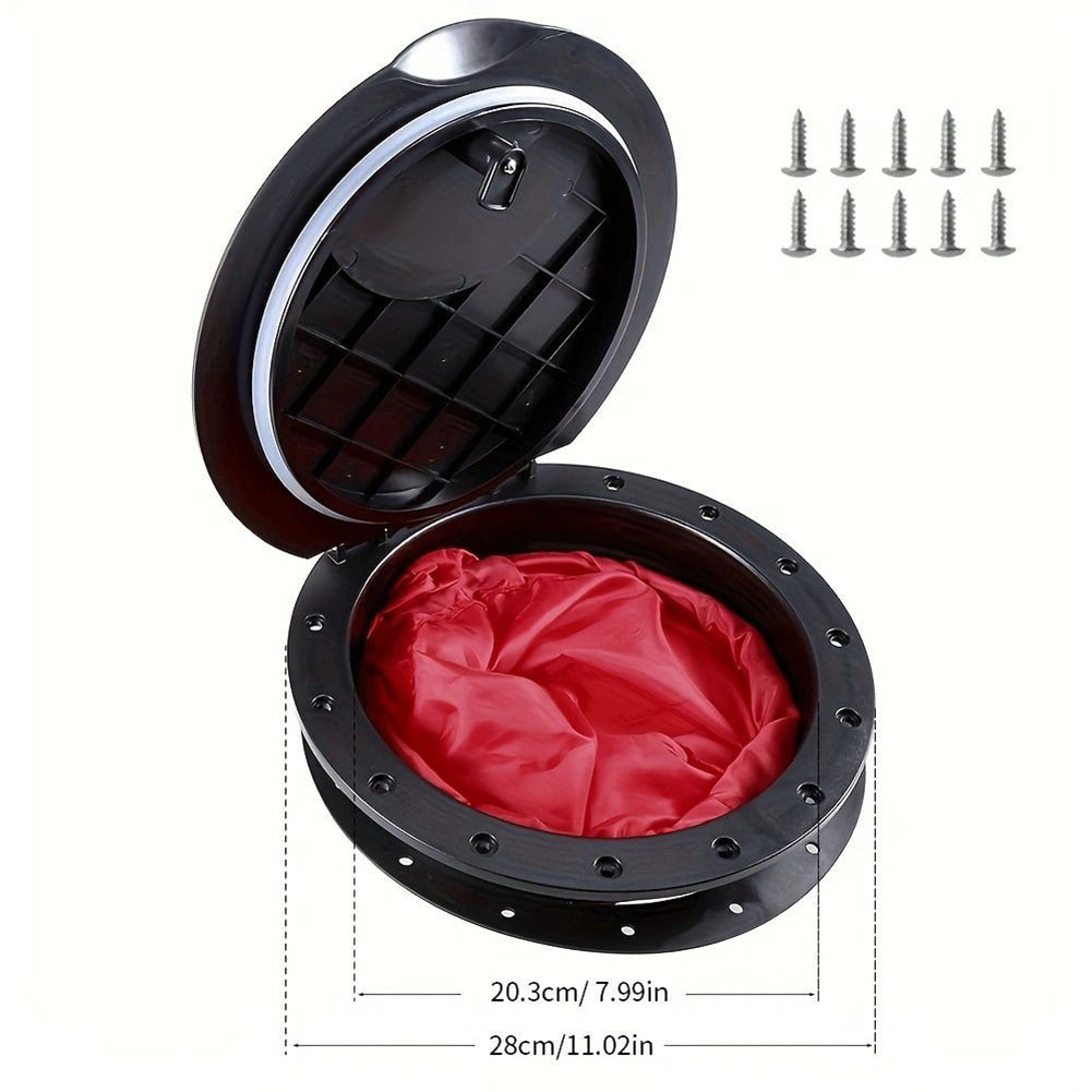 9 Inch 9 Inch Deck Plate 9 Inch Round Hatch Cover Accessory Cover Secure Closure Effective Water Protection