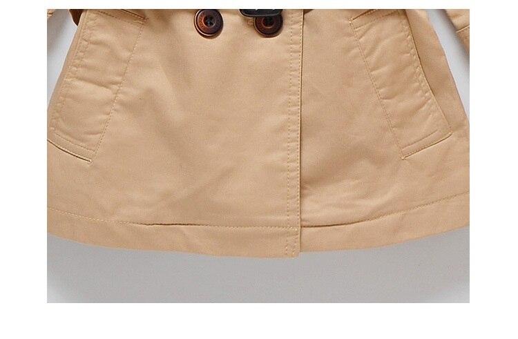 Baby Kids Trench Coat Fall Thin Style Toddler Girl Jacket Windbreaker Baby Boys Girls Clothes Children Trench Coat Outerwear