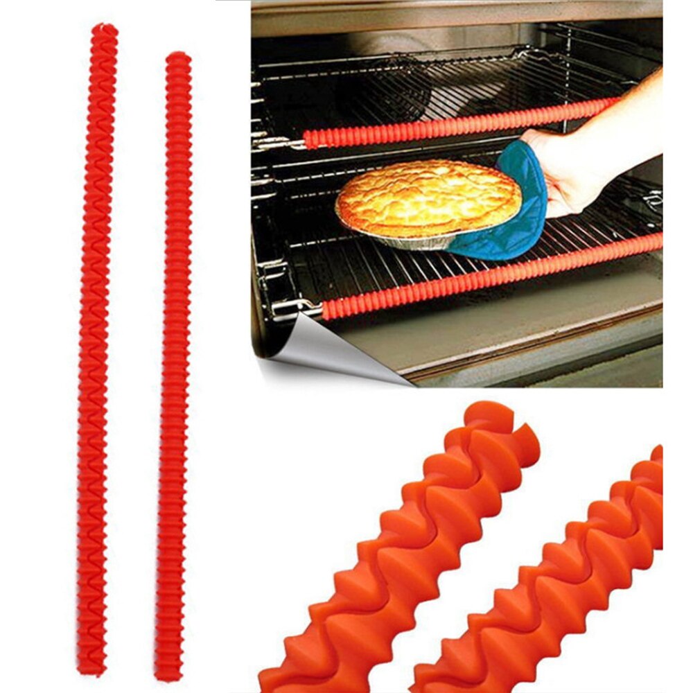 Protecteur de bord d'étagère de four sans contact, protection contre les hautes températures, bande résistante à la chaleur, couverture de support de brûlure, accessoires de cuisine