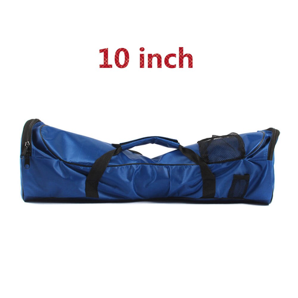 Bærbar hoverboard taske sport håndtasker til selvbalancerende elektriske scootere bære taske 6.5/8/10 tommer. blå / sort: Rød