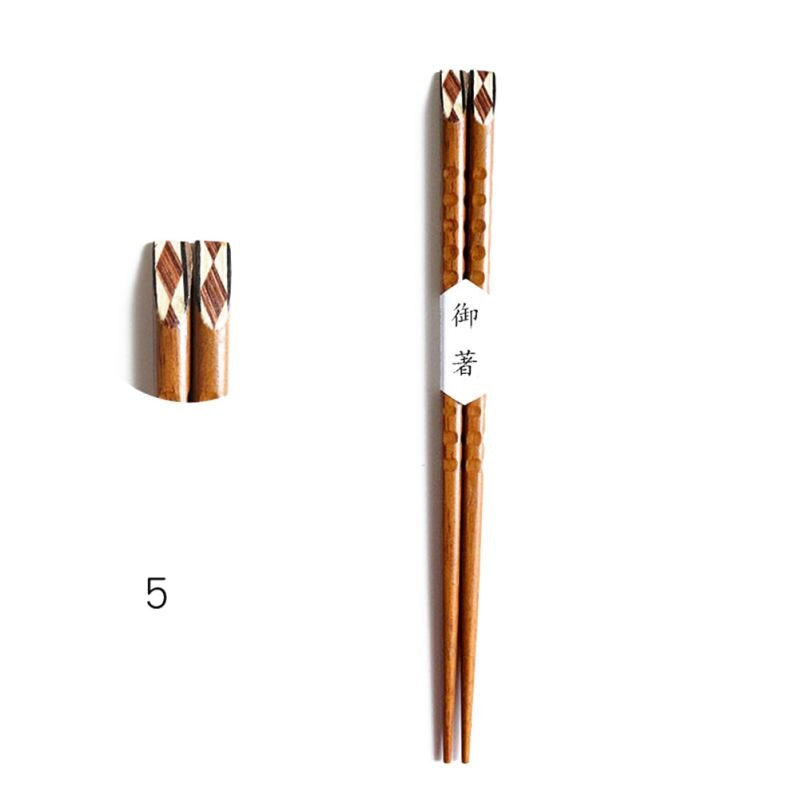 1 Pair Of Tortoise Shell Chopsticks: 5