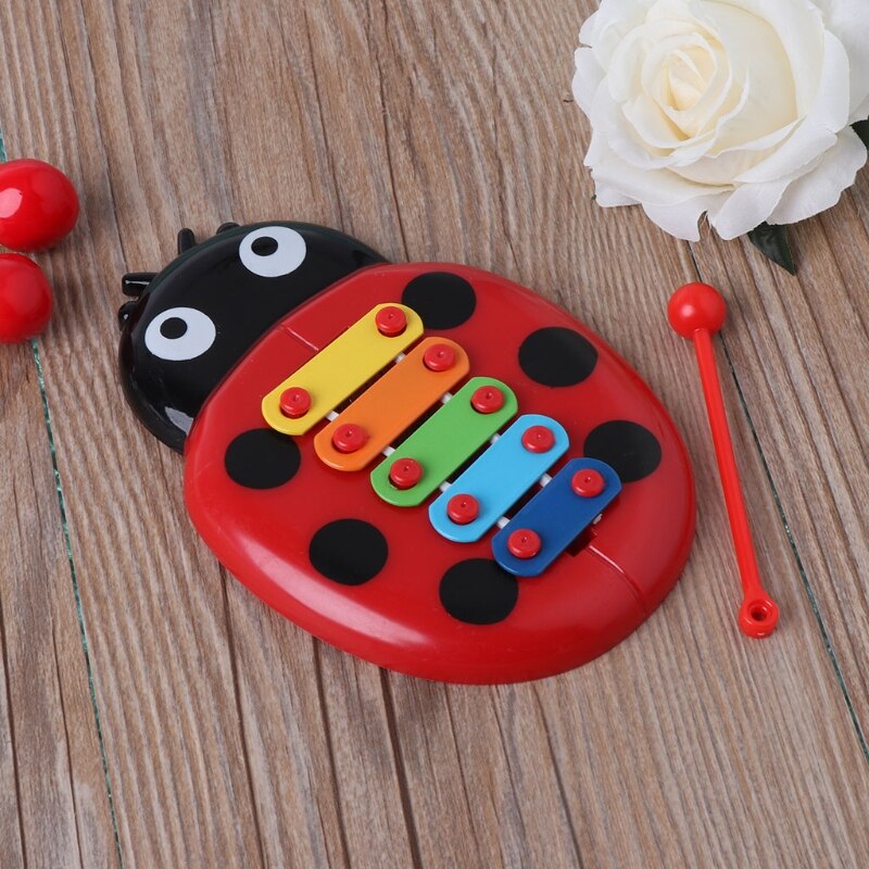 Leuk Lieveheersbeestje Baby Puzzel Insecten Piano Muziek Instrument Speelgoed Educatief Speelgoed 72XC