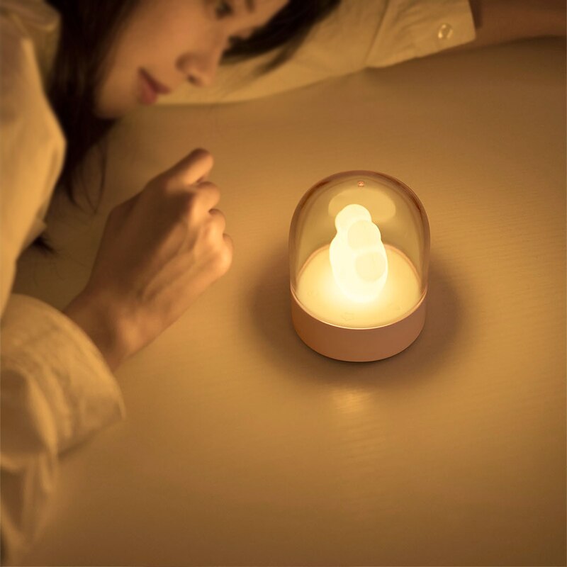 Cat Claw Music Night Light Toys For Children Home Decoration USB Charging Bedroom Cartoon Led Baby Sleeping Night Light Toy