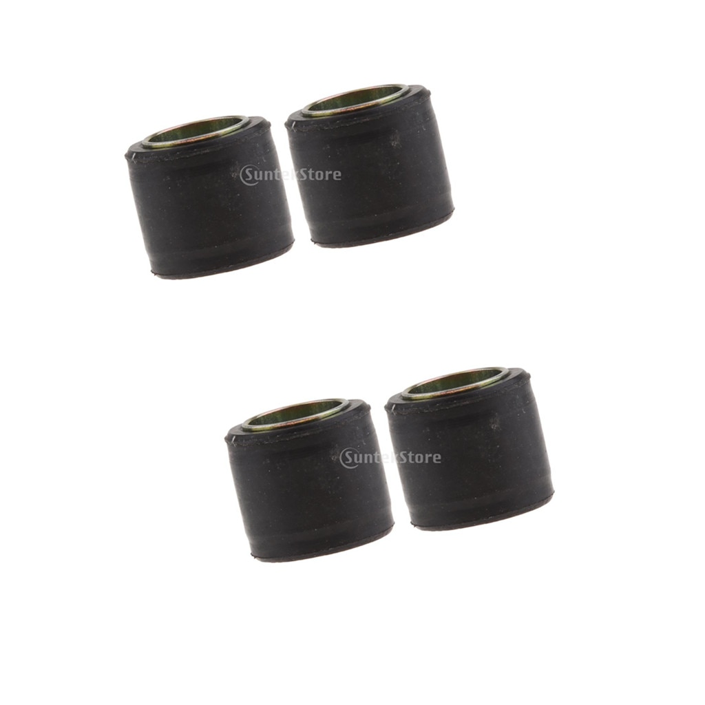 4 stk motorcykel støddæmper suspension bøsning gummibøsning 14mm