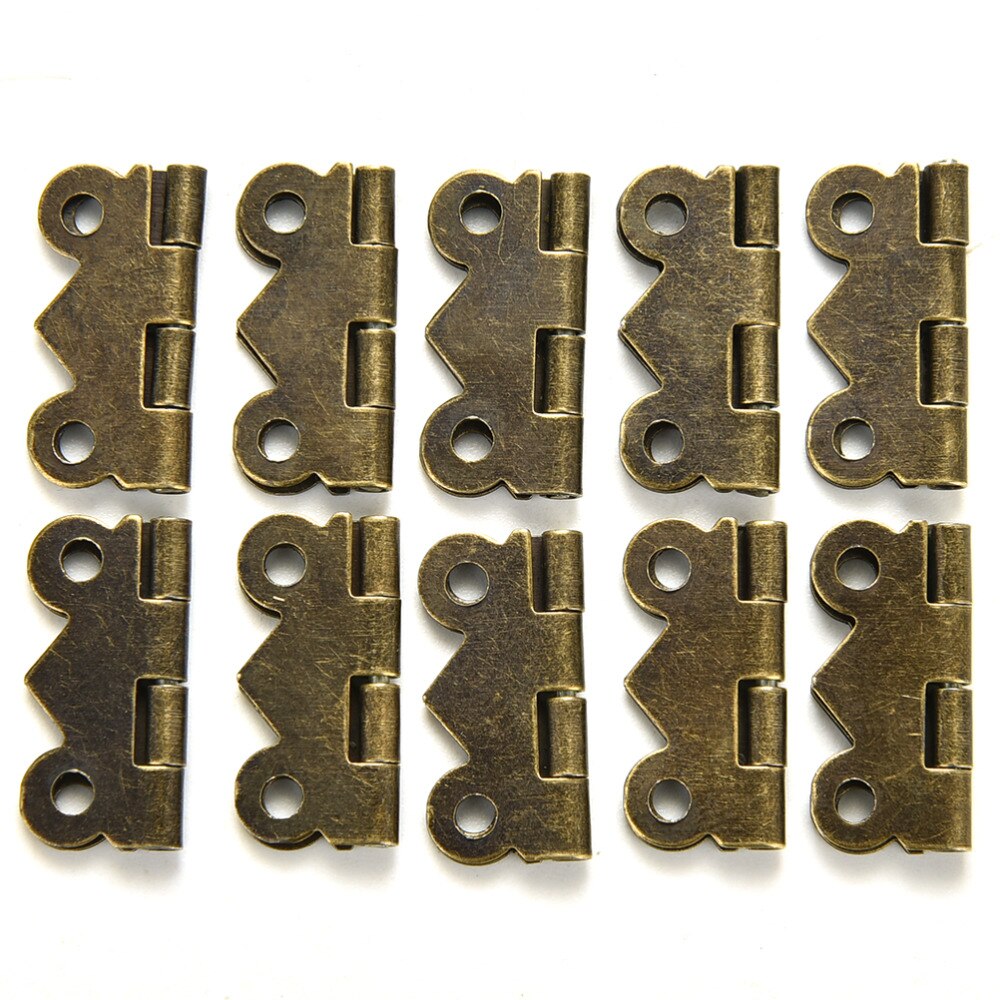 10Stck 20x17mm Mini Schmetterling Scharniere Schmuck Wein Kasten Holz Puppenhaus Tür Scharnier Schrank Schublade Schmuck Kasten DIY Reparatur