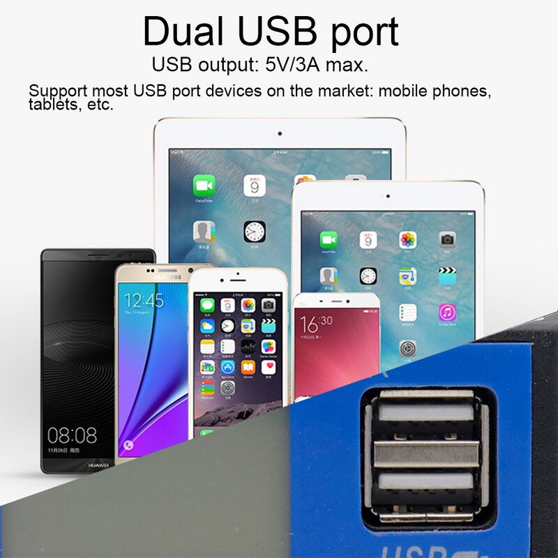 60A/50A/40A/30A/20A/10A 12V 24V Auto Solar Charge Controller PWM Controllers LCD Dual USB 5V Output Solar Panel PV Regulator