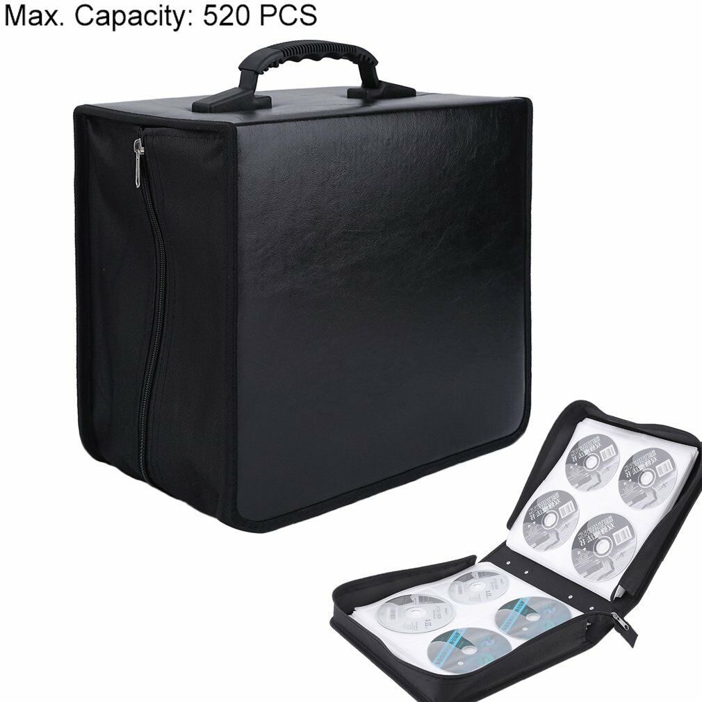 520 pièces disque capacité support sac de rangement disque transporter support de la boîte paquet voiture Case Album DVD CD VCD boîte de protection organisateur sac
