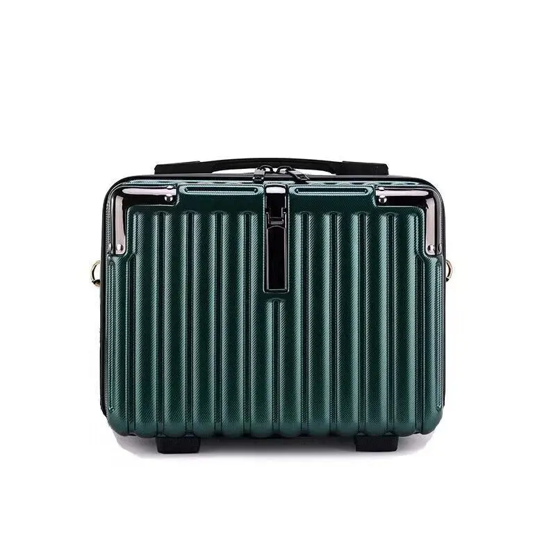 New Arrival walizka kosmetyczna przenośna mała walizka 4-calowa kosmetyczka Mini urocza walizka kosmetyczka WT663: Gorący różowy