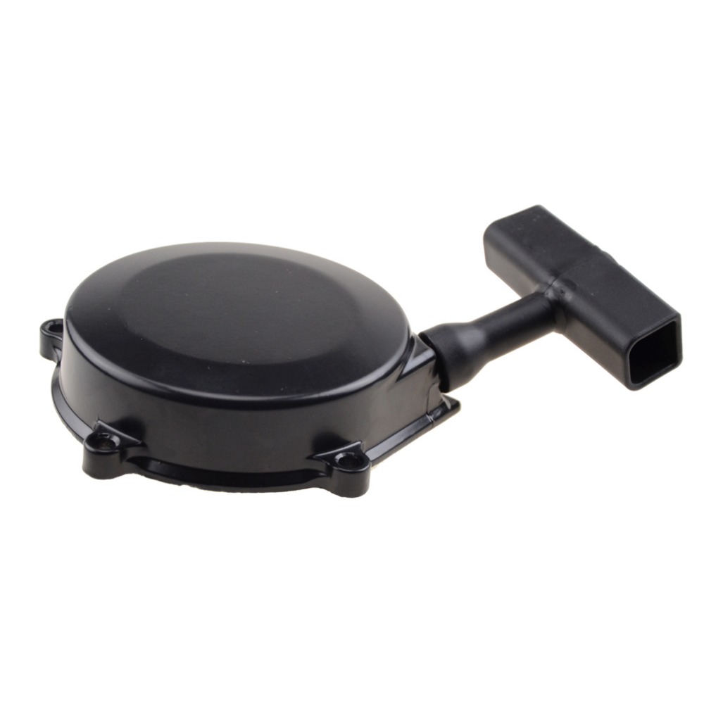 GOOFIT Hand Puller Starter voor Gy6 150cc 180cc 200cc ATV Go-Kart Jeep Driewieler Ingebouwde Reverse Gear Zwart Q001-068