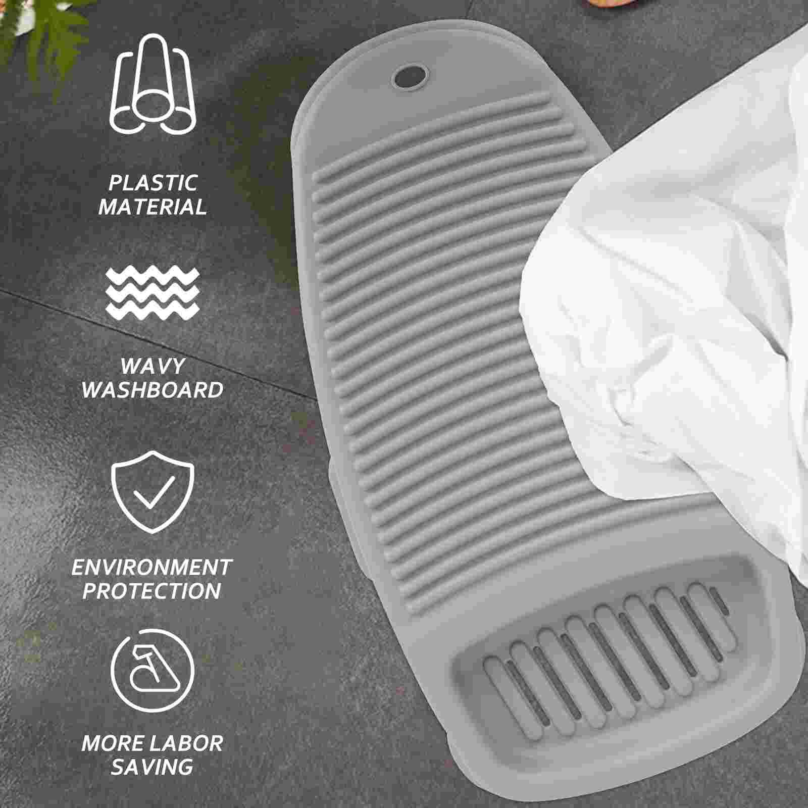 Washboard Mini Washing Board Plastic Wash Board Washboard Non-slip Washboard for Hotel Room Dormitory Home