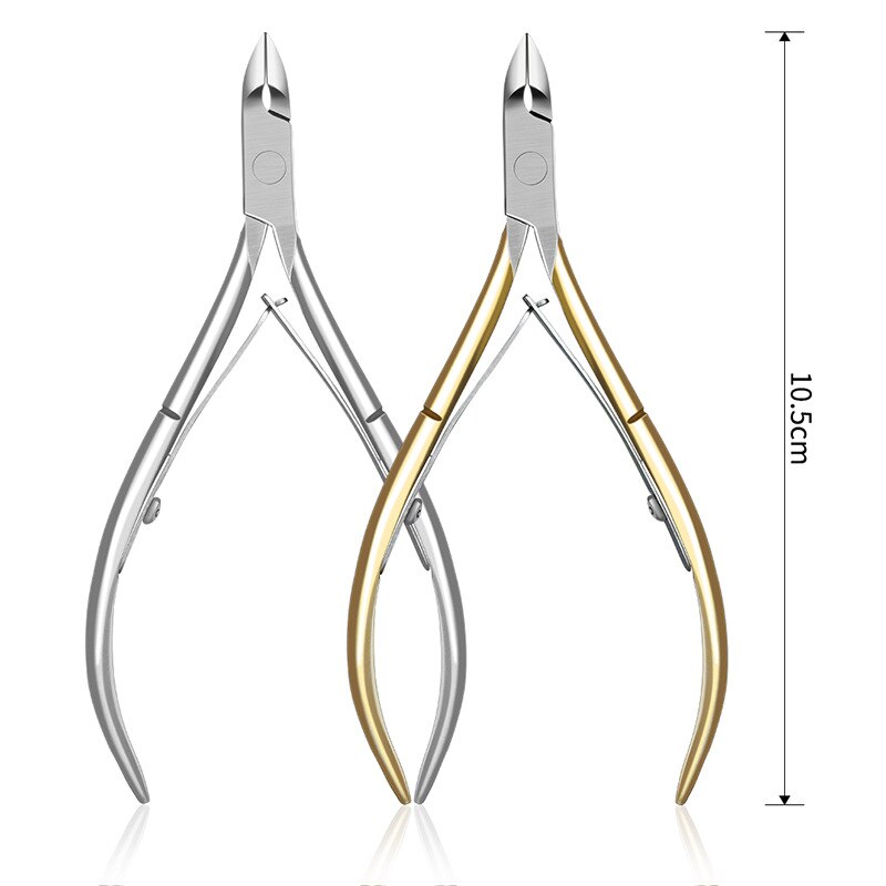Golden ordinary dead skin shears sharp blade manicure stainless steel peeling tool dead skin scissors durable and comfortable gr