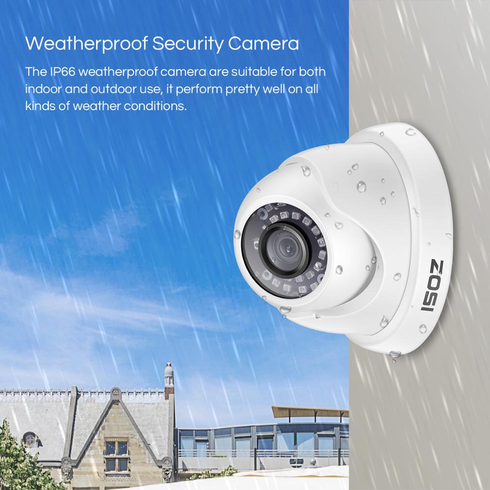 ZOSI 2pcs/lot 1080P HD-TVI 2.0MP CCTV Dome Camera Home Security System Waterproof for 1080P HD-TVI DVR Systems