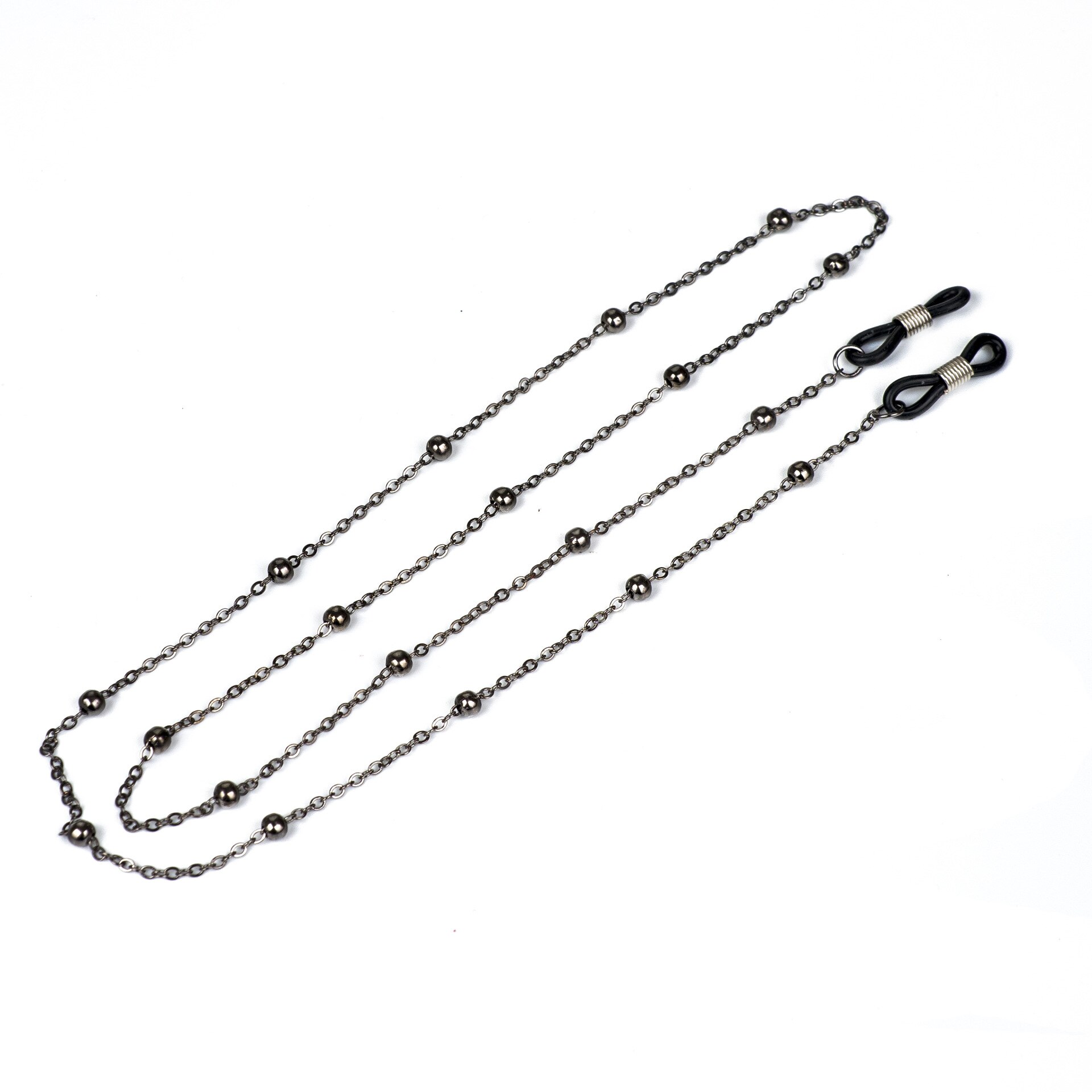Mode Vrouwen Kralen Glazen Ketting Lanyard Zonnebril Keten Eenvoudige Kralen Glazen Ketting Lanyard Ketting Sieraden: black