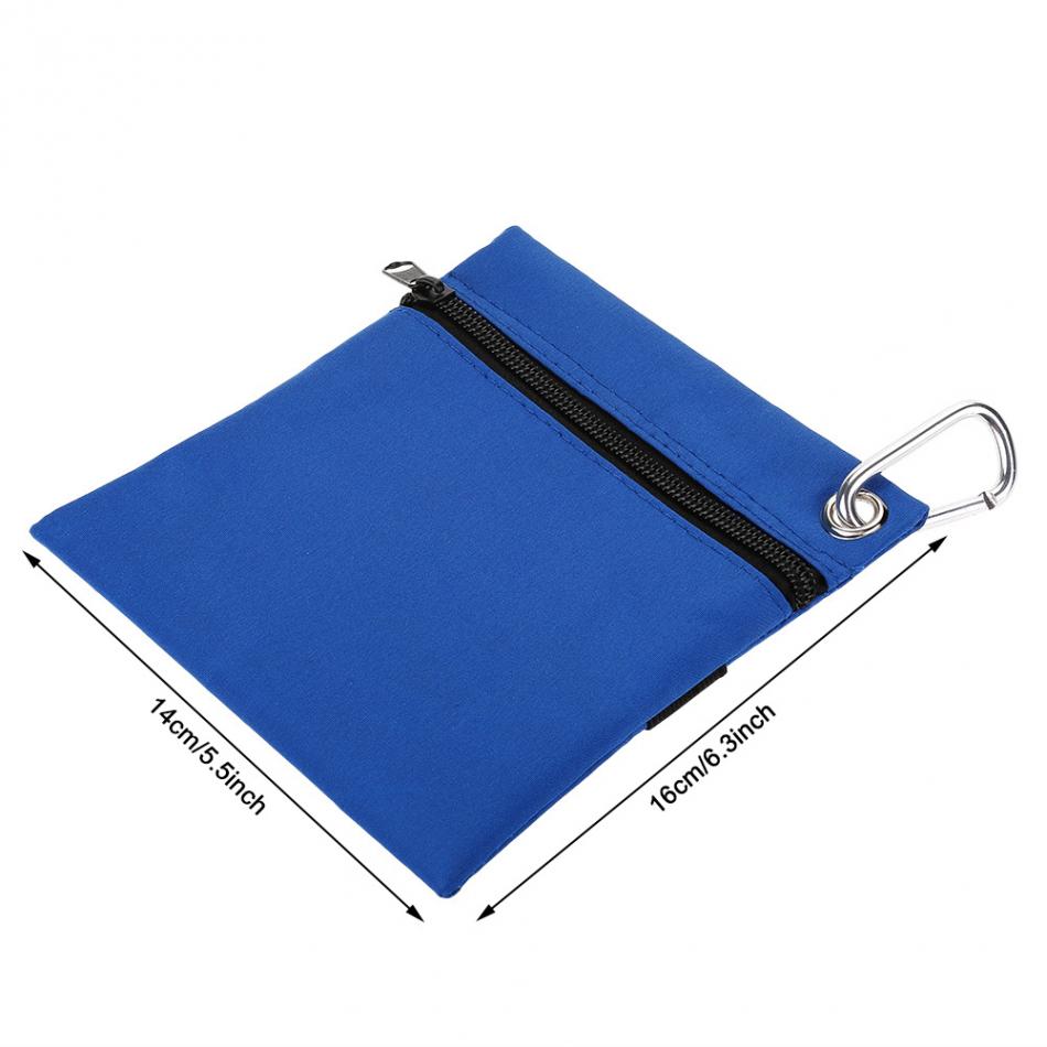 Zippered Golf Bag Outdoor Sports Golf Training Aids Pouch Golfing Accessories